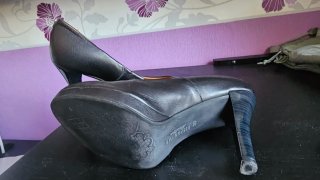 Zapatos de tacón negros