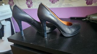 Zapatos de tacón negros