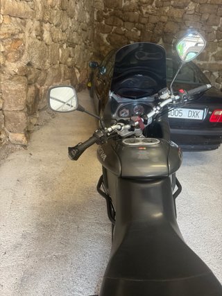 Moto Trail Cagiva Gris