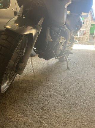 Moto Trail Cagiva Gris