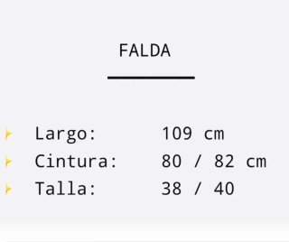 Falda fallera + tela para corpiño