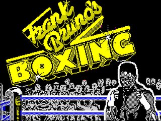Frank Bruno's Boxing Sinclair ZX Spectrum