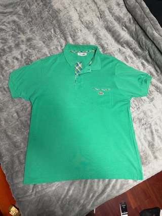 Polo Lacoste Verde Talla M oldmoney