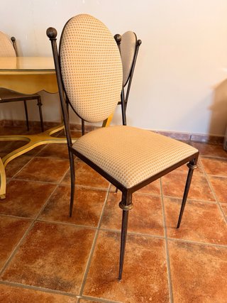 4 sillas de hierro forjado. Perfecto estado.