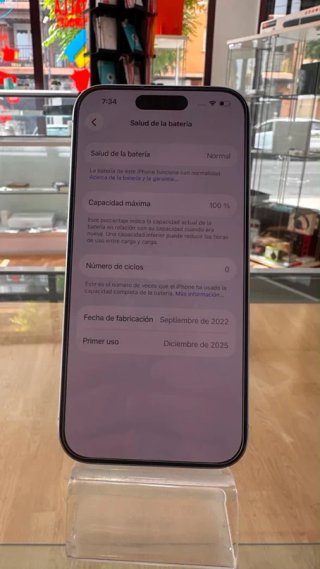 iPhone 15 Pro Blanco 128GB Batería 100%