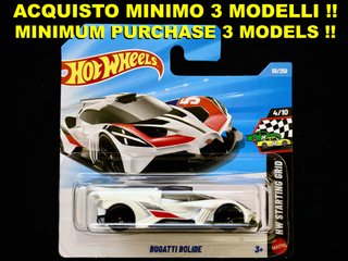 Hot Wheels Bugatti Bolide bianca