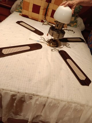 Ventilador de techo con lámpara
