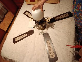 Ventilador de techo con lámpara