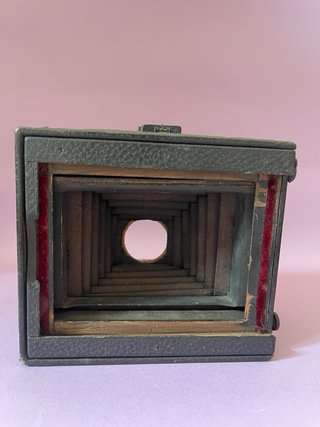 Cuerpo de cámara de fuelle antigua