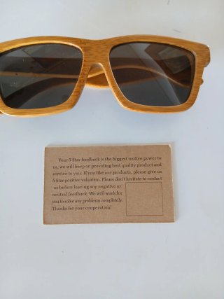 Gafas de sol madera
