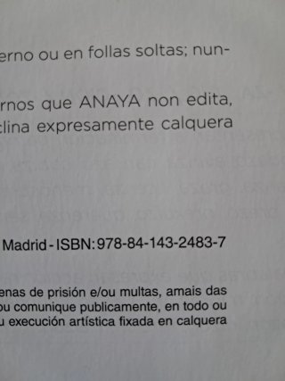 Libro escolar 4* Eso.