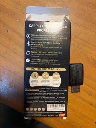 Carplay Inalámbrico Compa SJ Profesional