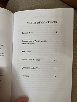 Libro “The Client” en inglés