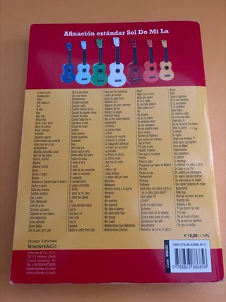 Cancionero Ukelele Español 188 Letras y Acordes