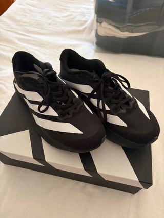 Zapatillas Adidas Adizero evo sl Negras y Blancas