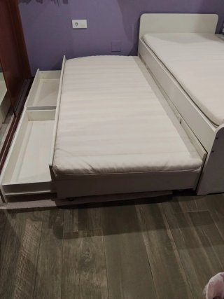 Cama nido Ikea Slakt Blanca