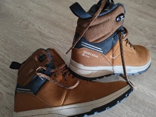 Botas de montaña impermeables marrones T36 unisex