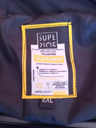 Anorak negro acolchado