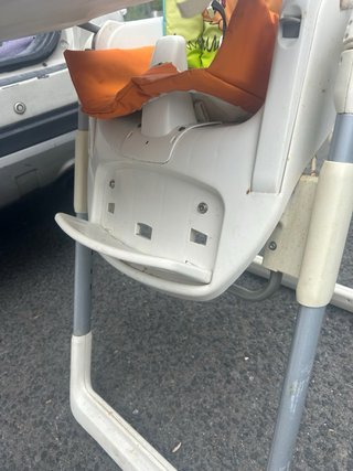 Trona de bebé con cojín estampado