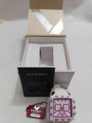 Reloj Viceroy Mujer Blanco y Rosa
