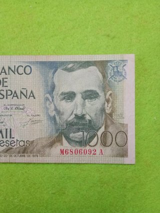 Billete de 1000 pesetas de 1979