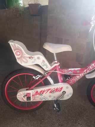 Bicicleta Infantil Daytona Rosa + Casco Oxelo