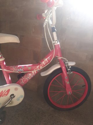 Bicicleta Infantil Daytona Rosa + Casco Oxelo
