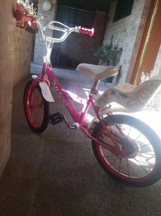 Bicicleta Infantil Daytona Rosa + Casco Oxelo
