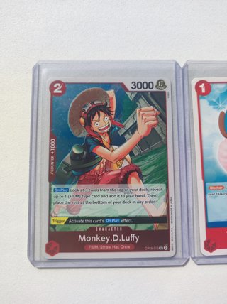 Lote 2 Cartas One Piece Monkey D. Luffy