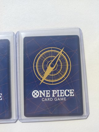 Lote 2 Cartas One Piece Monkey D. Luffy