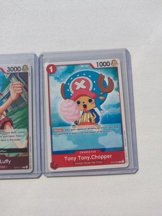 Lote 2 Cartas One Piece Monkey D. Luffy