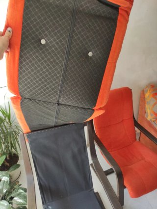 Sillónes de  relax tela y madera