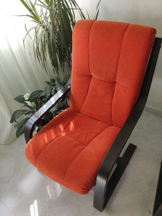 Sillónes de  relax tela y madera