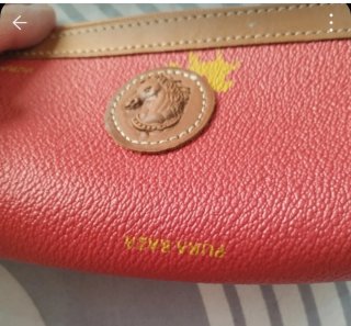 Cartera monedero roja Pura Raza fabricada en Españ
