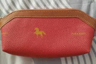 Cartera monedero roja Pura Raza fabricada en Españ