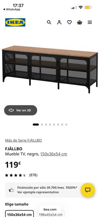 Mueble TV y Estantería Salón