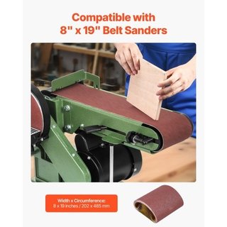 VEVOR Sanding Belts, 202mm x 485mm Belt Sander San