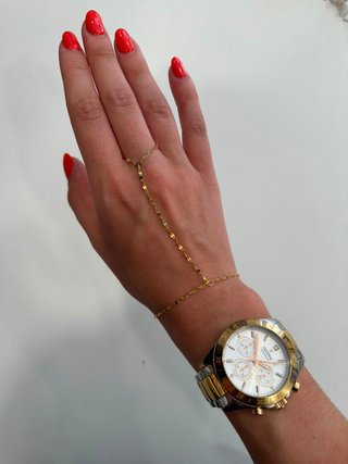 Pulsera de dedo oro 10k