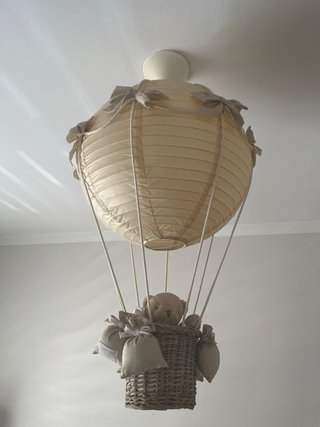 Lámpara infantil globo aerostático