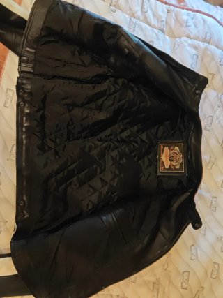 Chaqueta Cuero Moteros Talla XXL