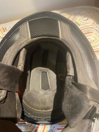 Casco de moto modular