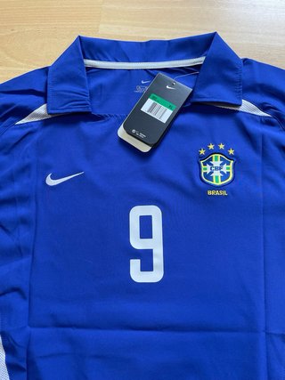 Camiseta Brasil 2002 Ronaldo 9 XL