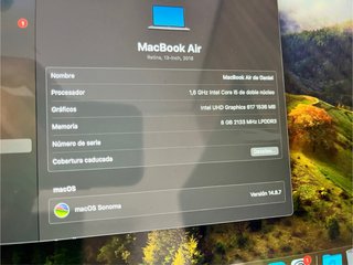 Macbook Air 13” 2018 125 GB