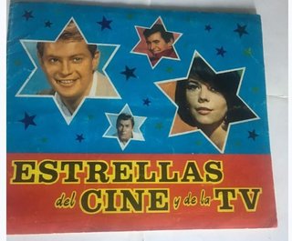 Cromos Estrellas Cine TV Raker 1964