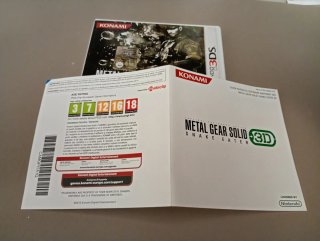 Gioco nintendo 3ds Metal Gear Solid 3D Snake Eater