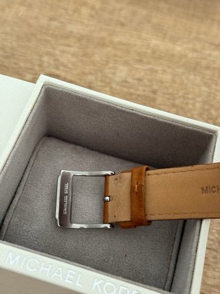 Reloj Michael Kors Piel Marrón y Plata