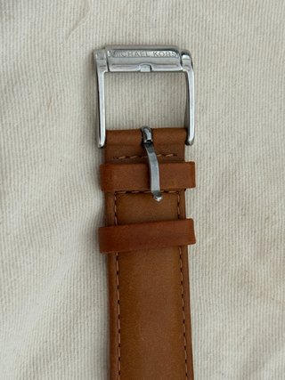 Reloj Michael Kors Piel Marrón y Plata