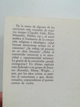 Literatura y conversión