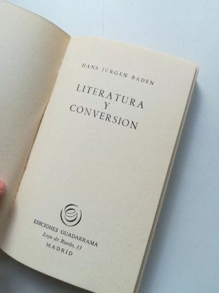 Literatura y conversión