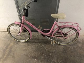 Bicicleta rosa vintage Geace's